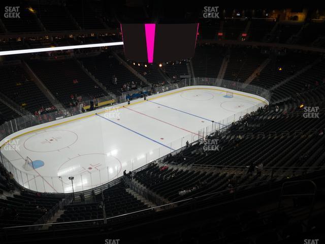 Seating view for T-Mobile Arena Section 219