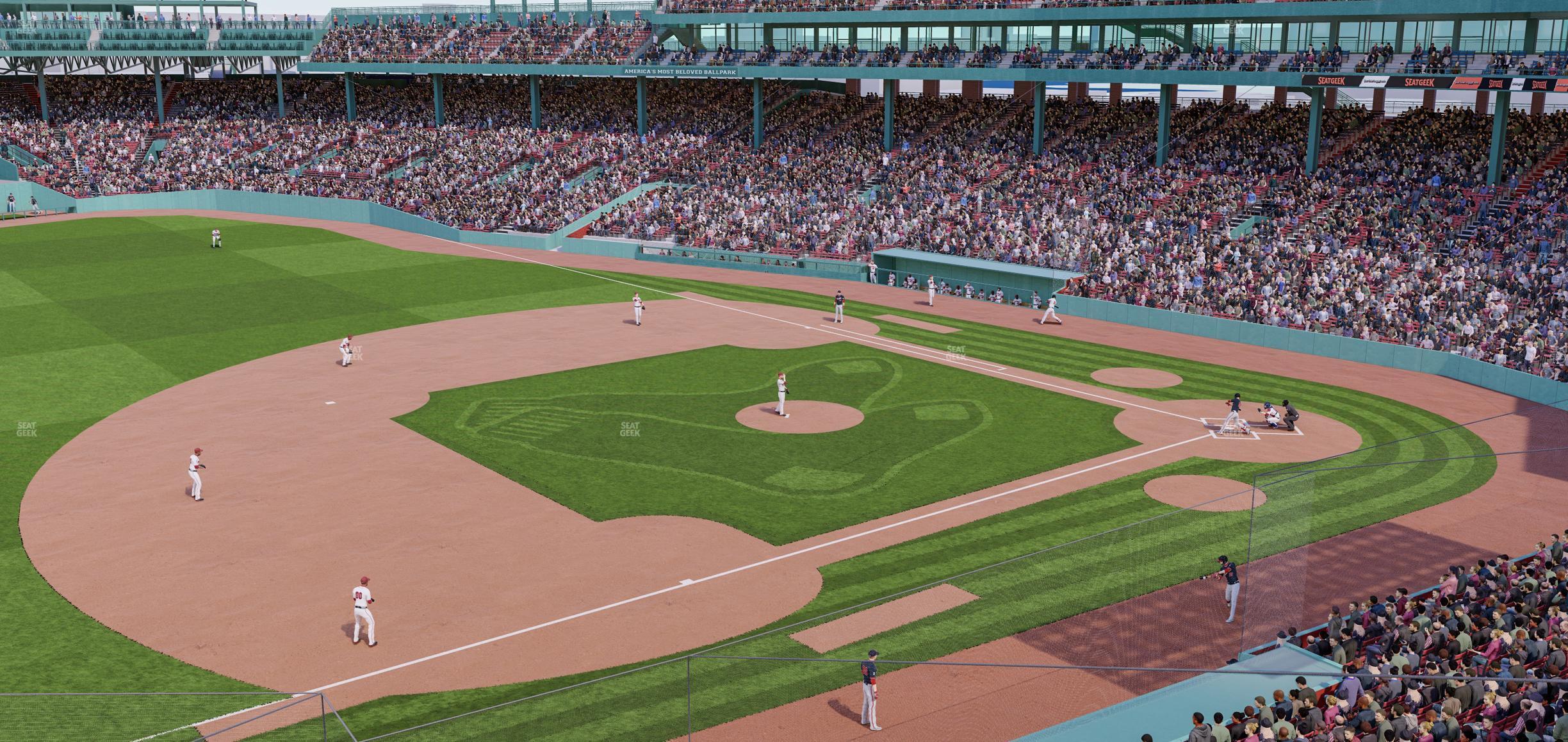 Seating view for Fenway Park Section Dell Technologies Suite L 14