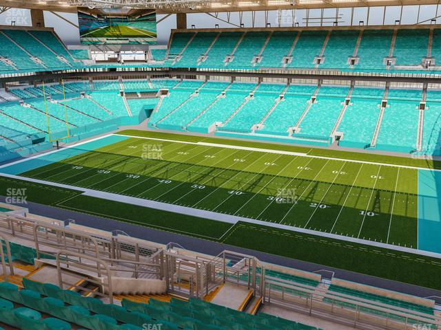 Seating view for Hard Rock Stadium Section 343