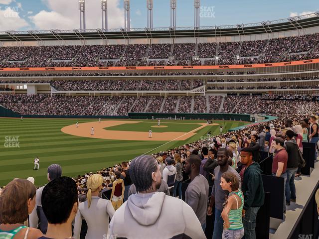 Seating view for Progressive Field Section 177