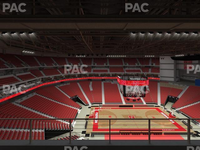 Seating view for Pinnacle Bank Arena Section 305