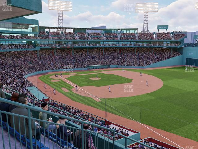 Seating view for Fenway Park Section Right Field Roof Box 23