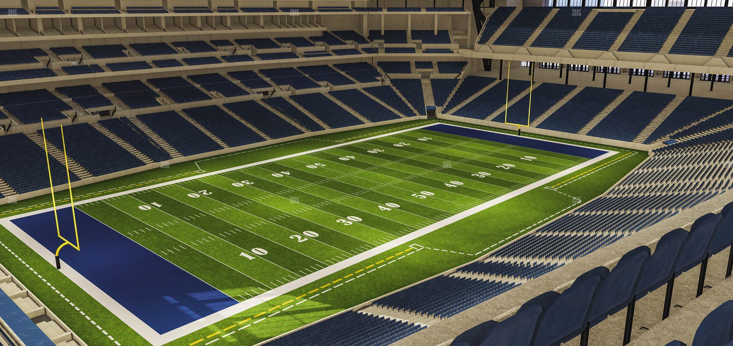 Seating view for Lucas Oil Stadium Section 519