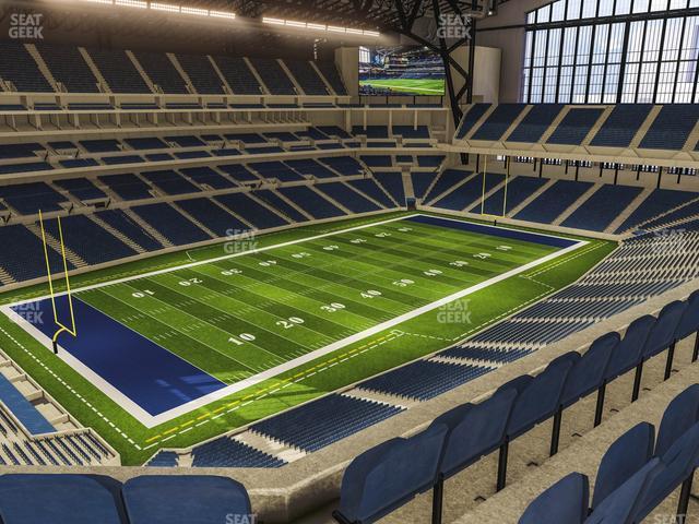 Seating view for Lucas Oil Stadium Section 519