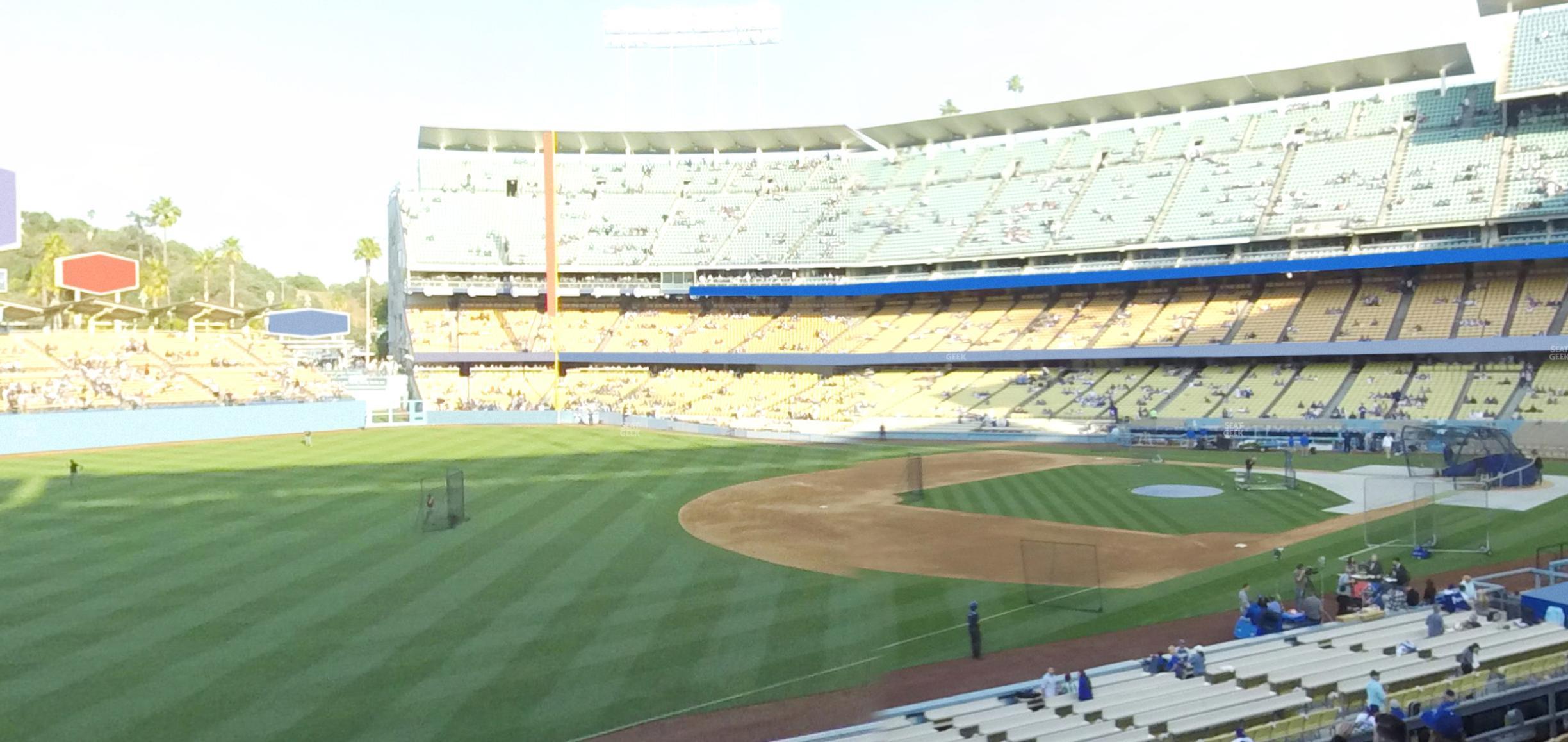 Seating view for Dodger Stadium Section 155 Lg