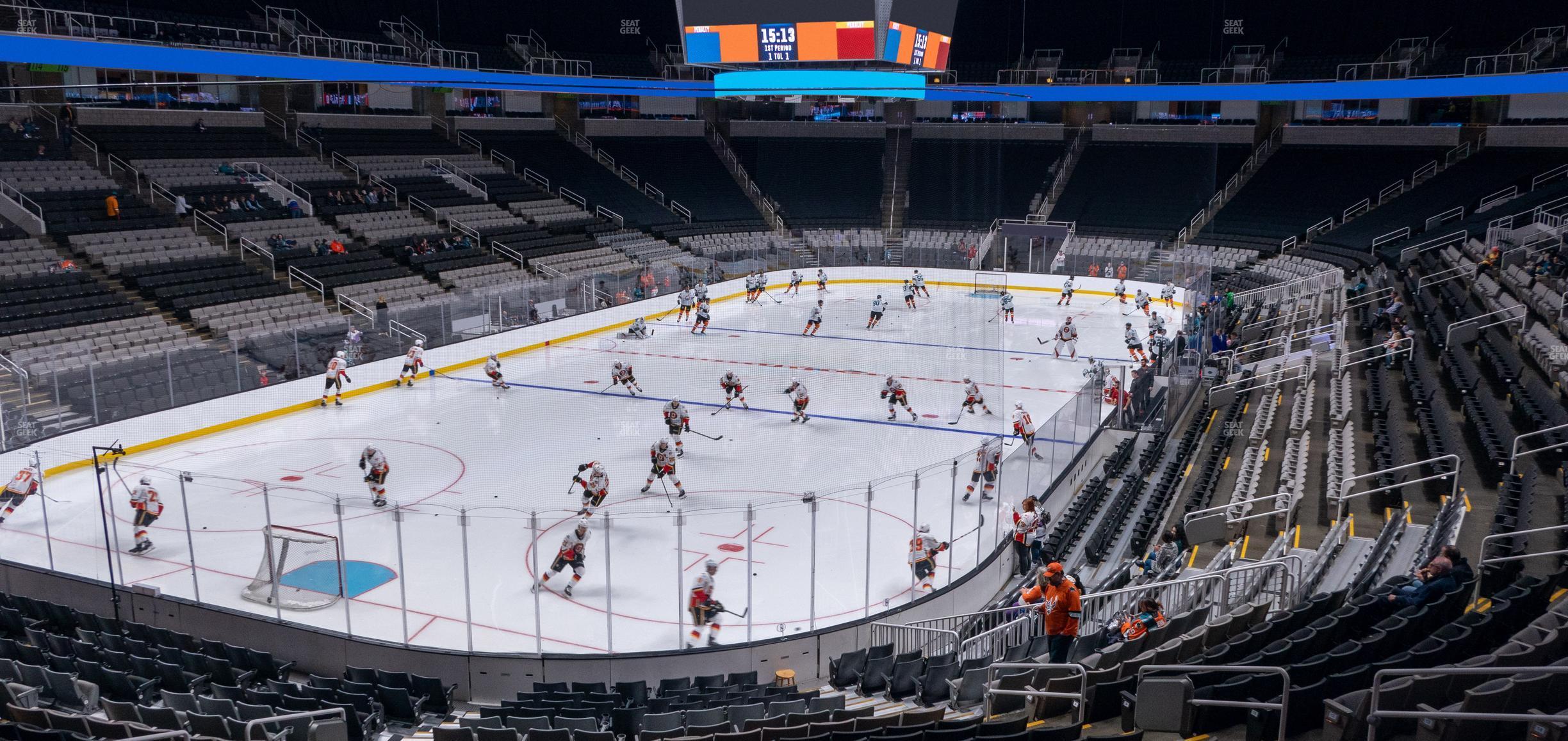 Seating view for SAP Center at San Jose Section 106