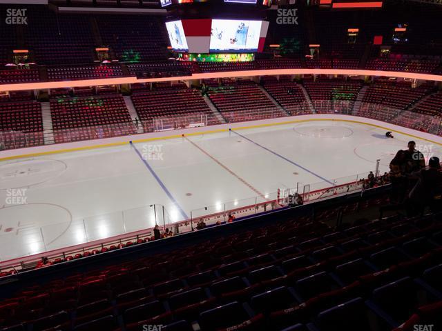 Seating view for Scotiabank Saddledome Section 211