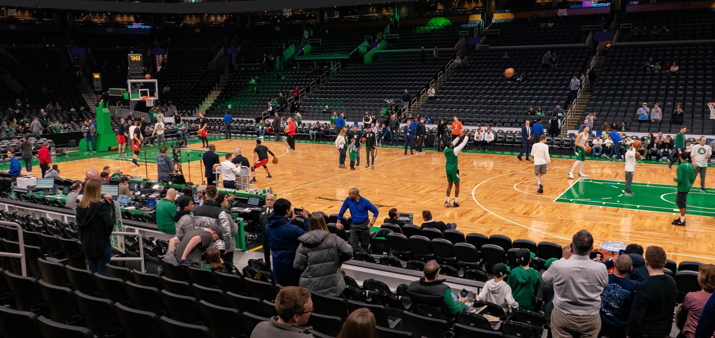 Seating view for TD Garden Section Loge 21