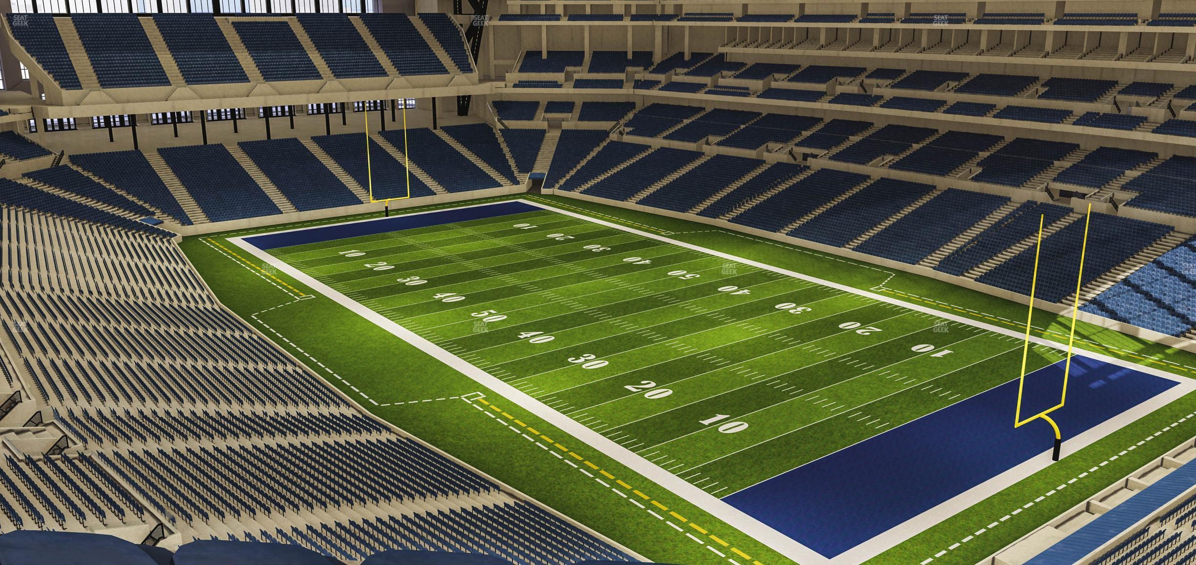 Seating view for Lucas Oil Stadium Section 533