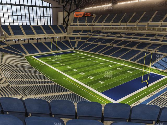 Seating view for Lucas Oil Stadium Section 533