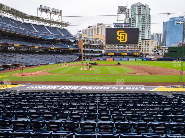 Seating view for Petco Park Section 107