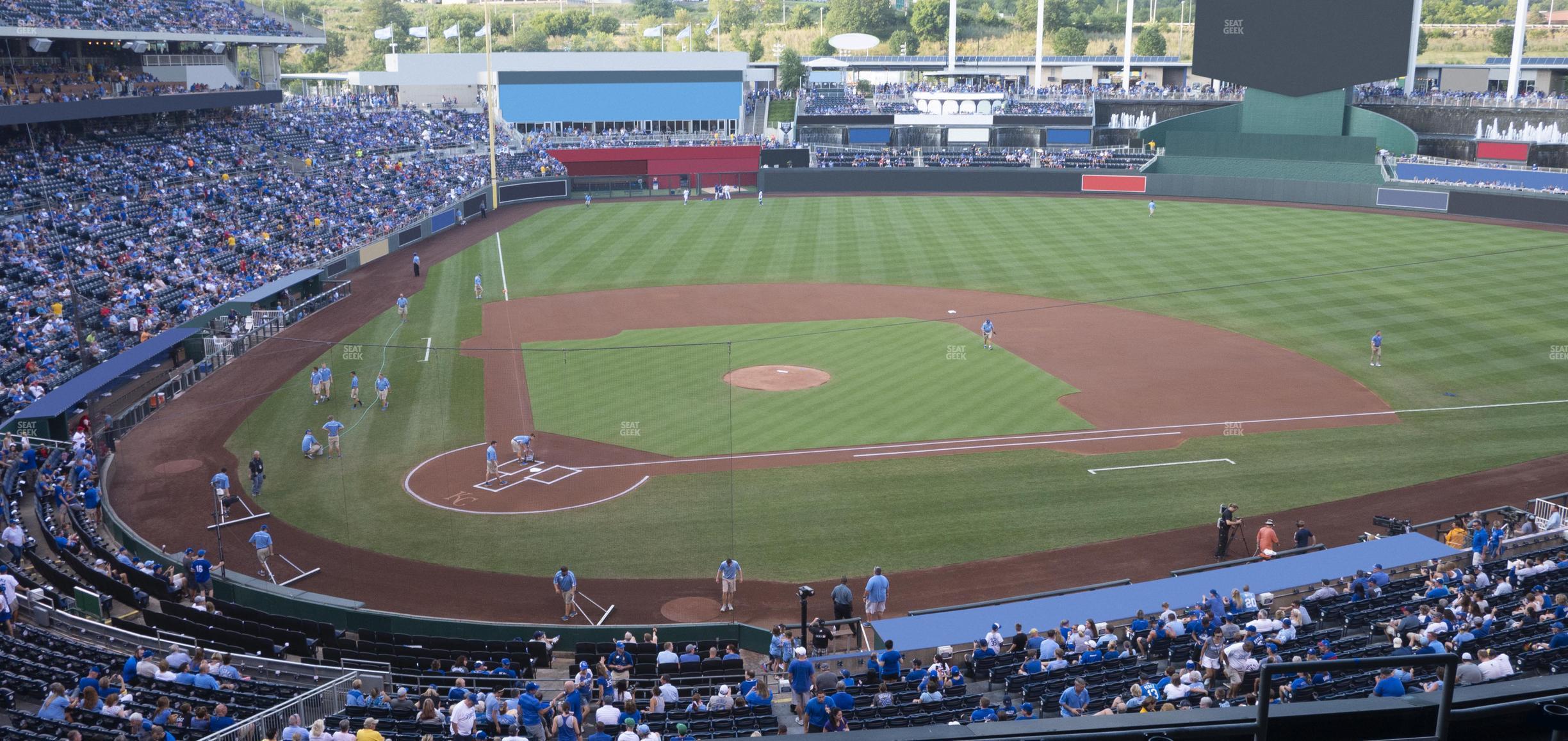 Seating view for Kauffman Stadium Section 312