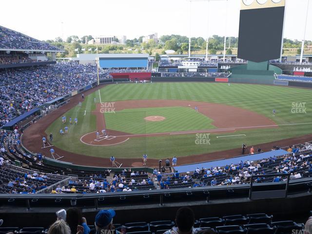 Seating view for Kauffman Stadium Section 312