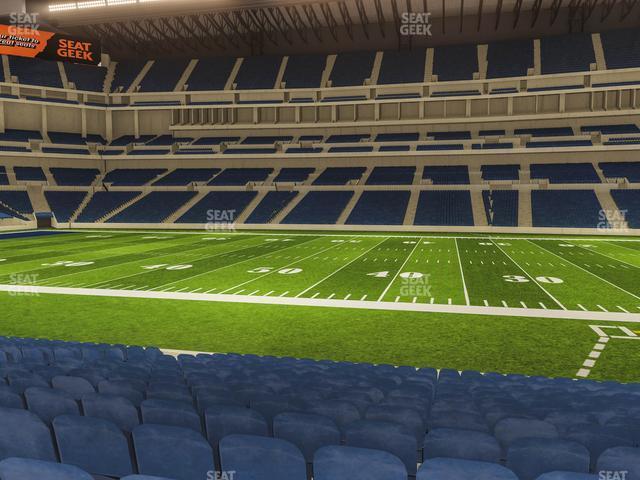 Seating view for Lucas Oil Stadium Section 112