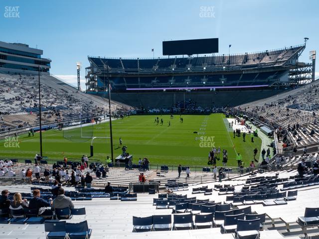 Seating view for Beaver Stadium Section North E