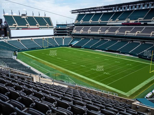 Seating view for Lincoln Financial Field Section C 6