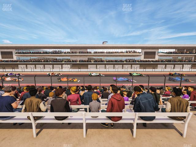 Seating view for Circuit of The Americas Section Main Grandstand Loge 21 D