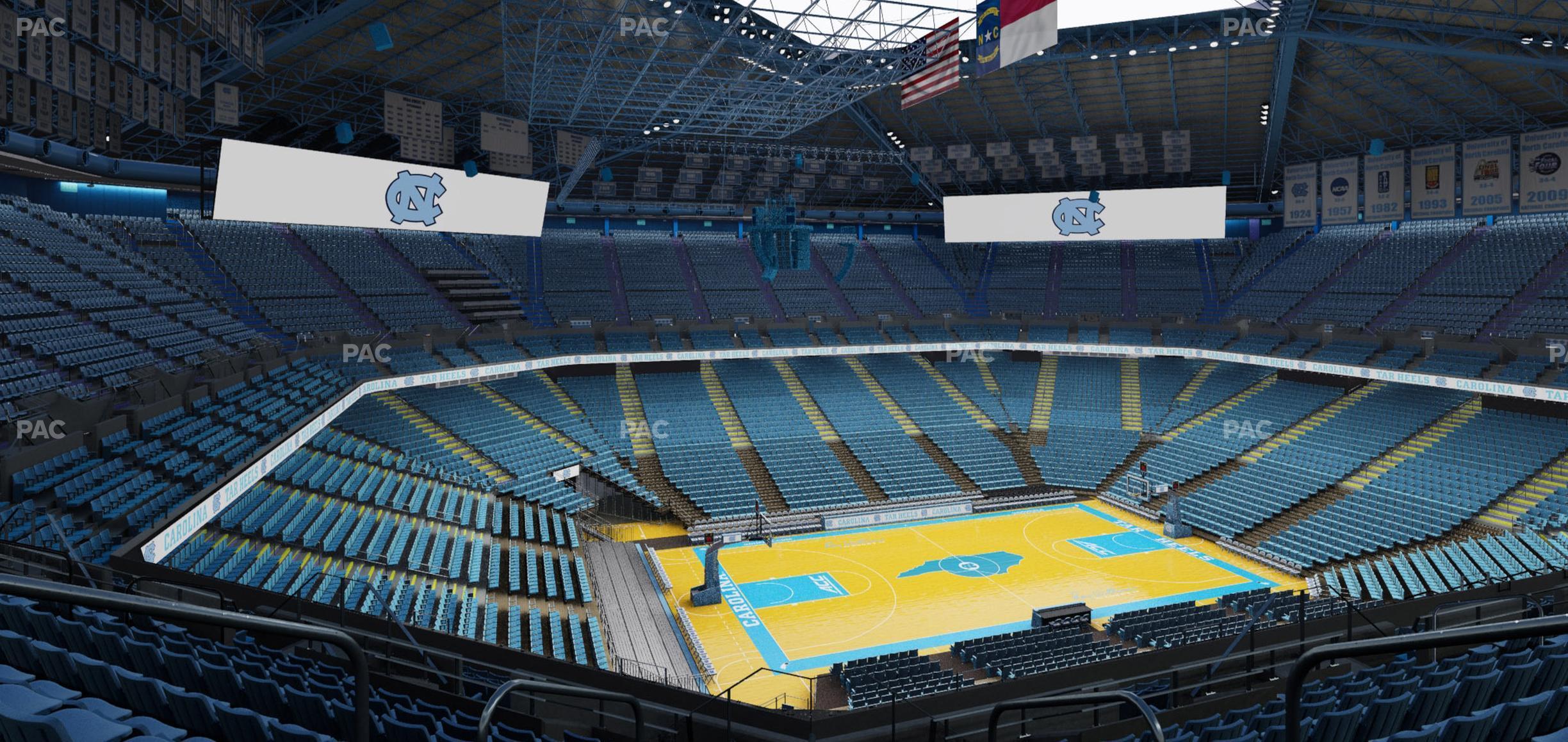 Seating view for Dean Smith Center Section 222 A