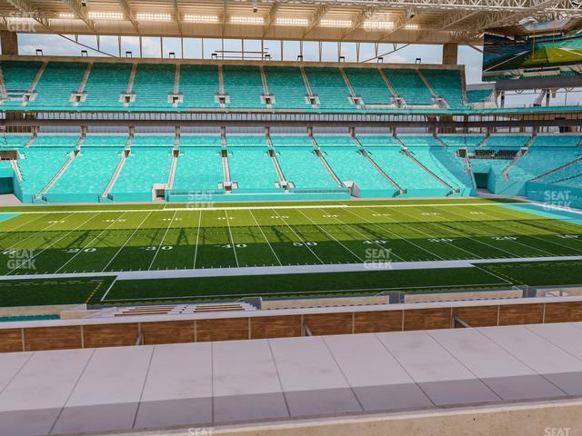 Seating view for Hard Rock Stadium Section 247