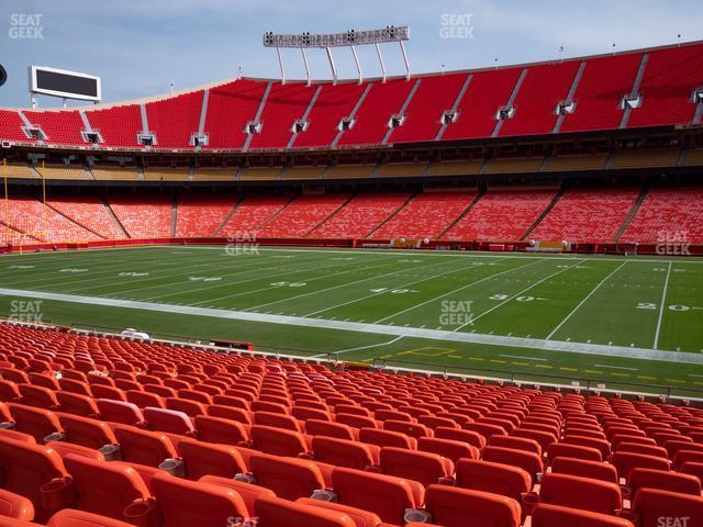 Seating view for GEHA Field at Arrowhead Stadium Section 117