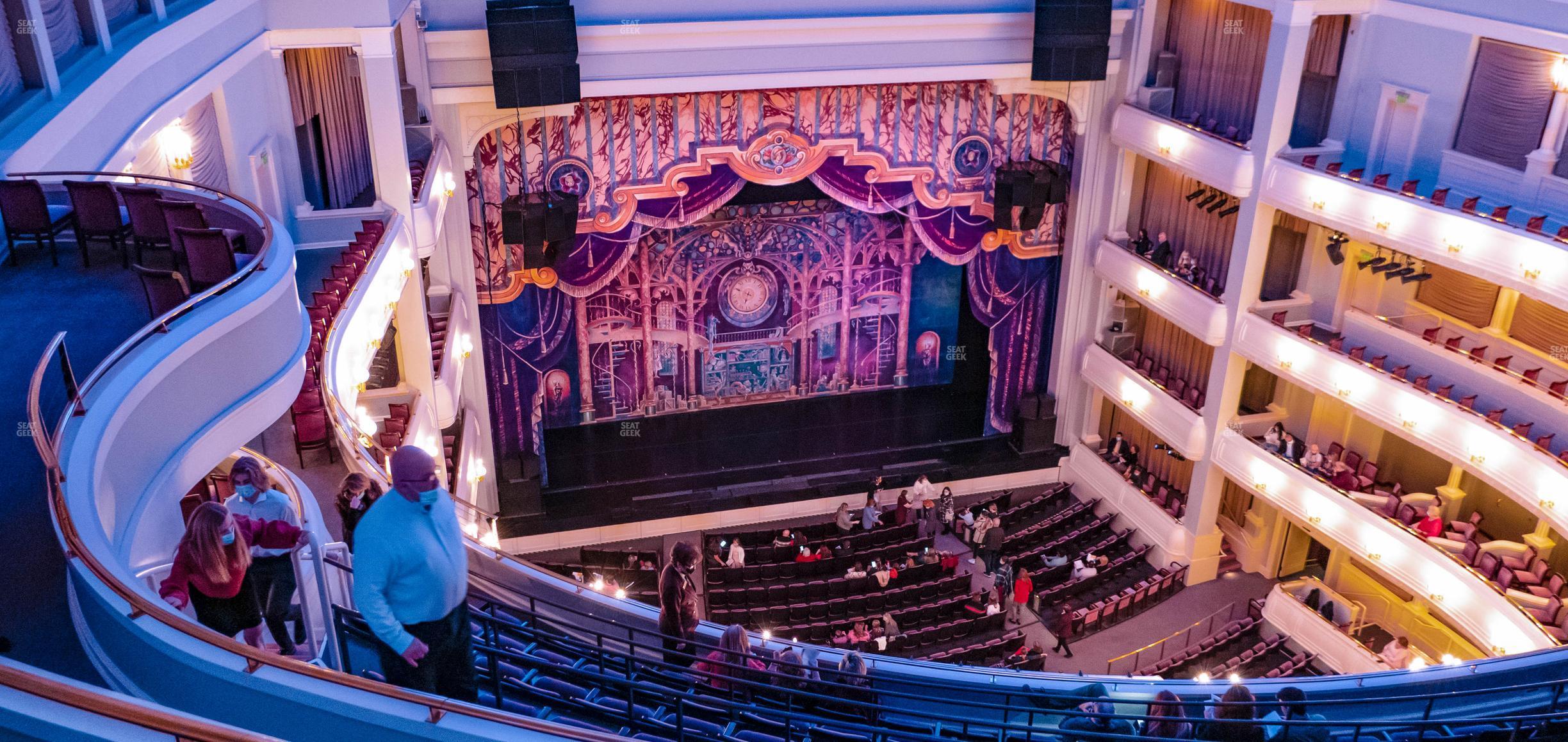 Seating view for Bass Performance Hall Section Upper Gallery Left