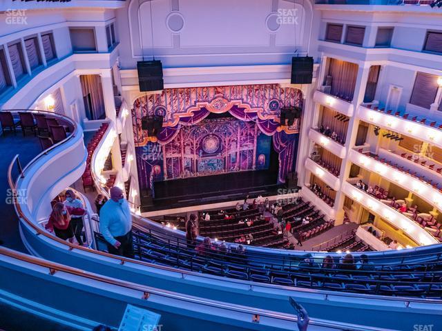 Seating view for Bass Performance Hall Section Upper Gallery Left