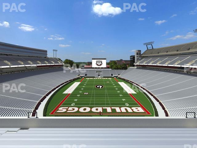 Seating view for Sanford Stadium Section 319