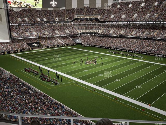 Seating view for Caesars Superdome Section Suite 405