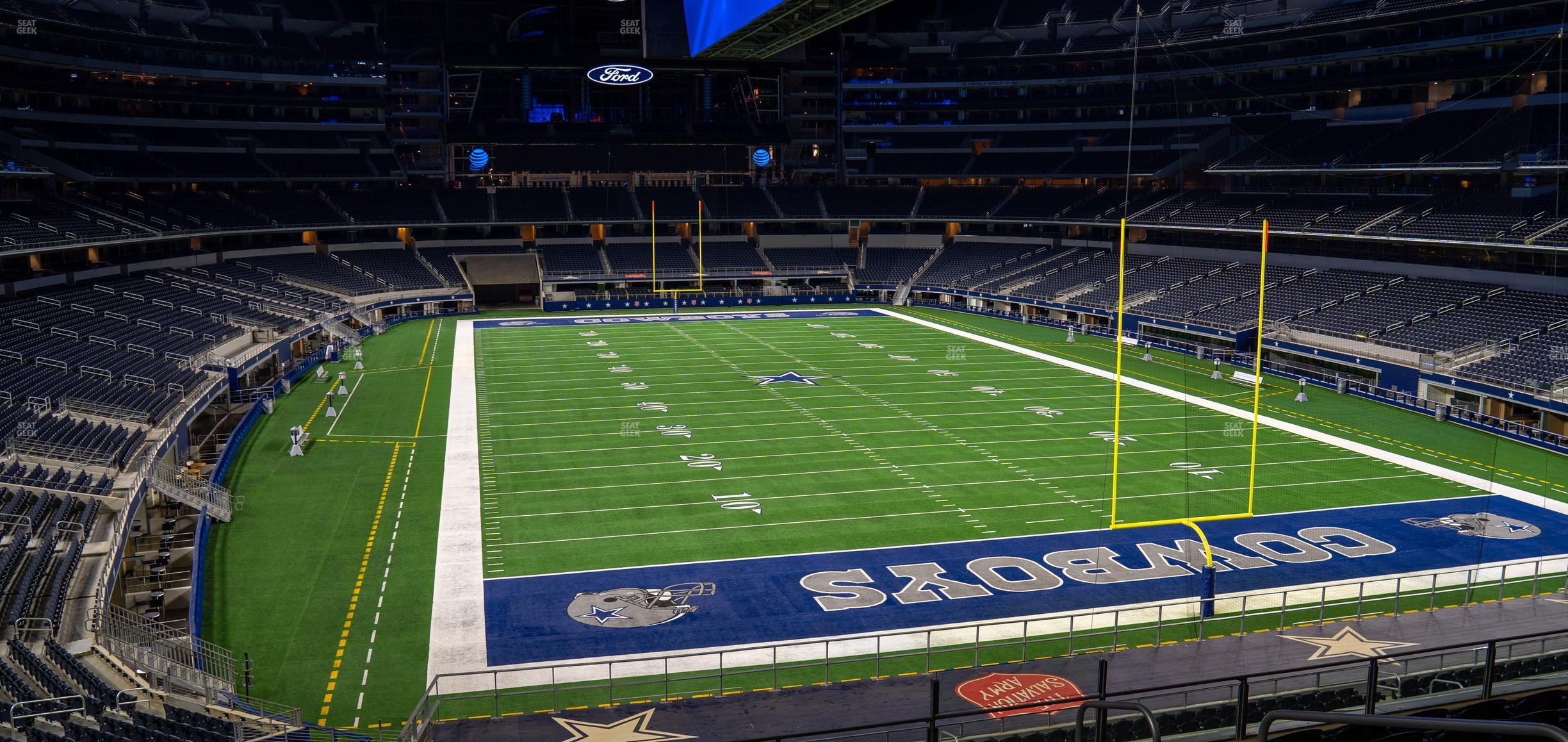 Seating view for AT&T Stadium Section 225