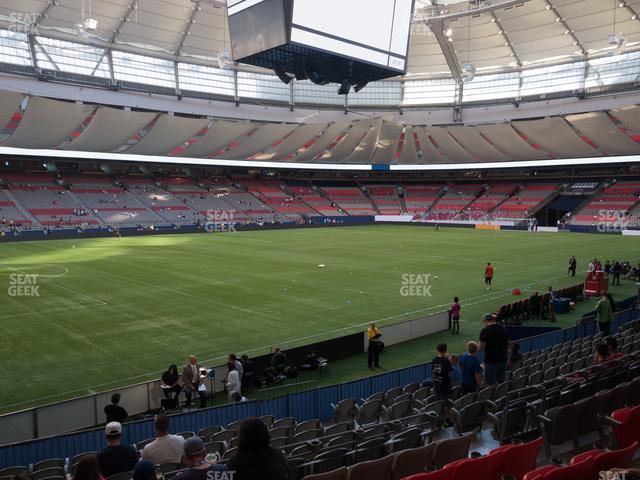 Seating view for BC Place Stadium Section 219