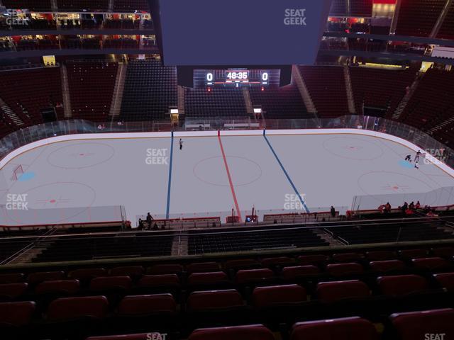 Seating view for Prudential Center Section 111