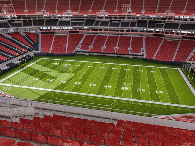 Seating view for Mercedes-Benz Stadium Section 338