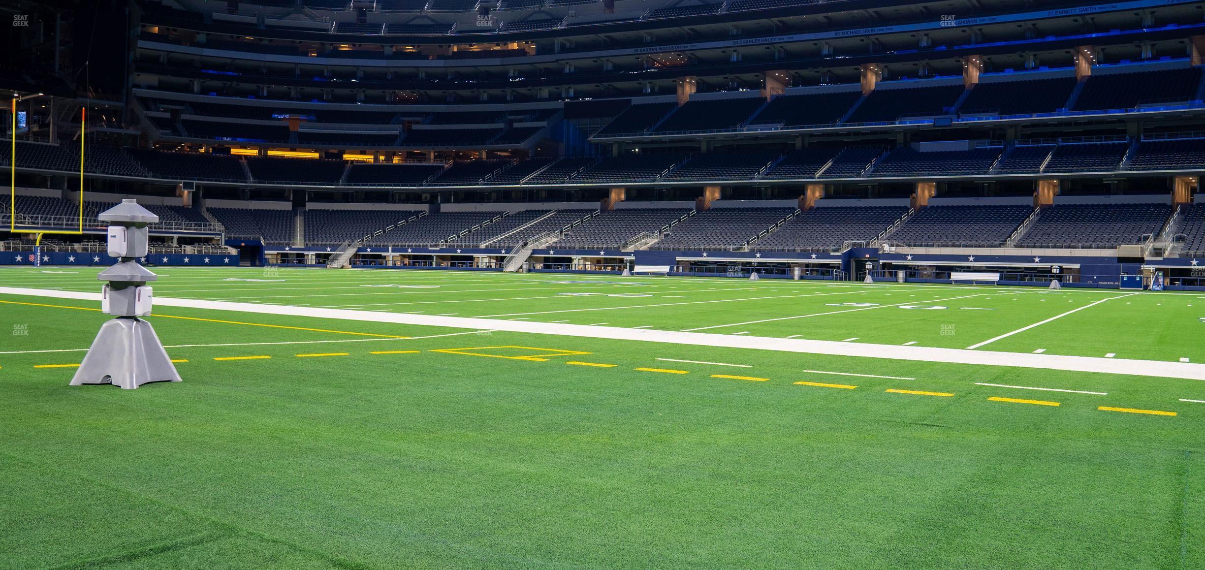 Seating view for AT&T Stadium Section Event Level Suite 16