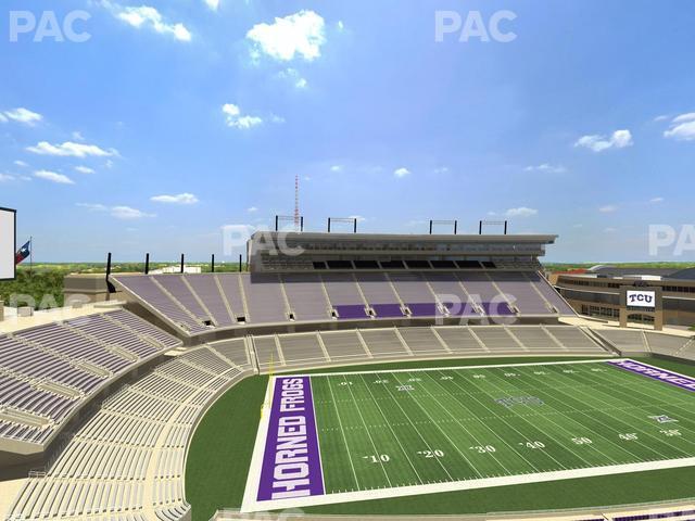 Seating view for Amon G. Carter Stadium Section 310