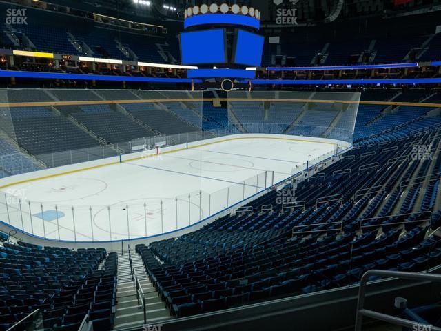 Seating view for KeyBank Center Section 212