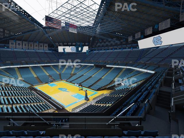 Seating view for Dean Smith Center Section 214