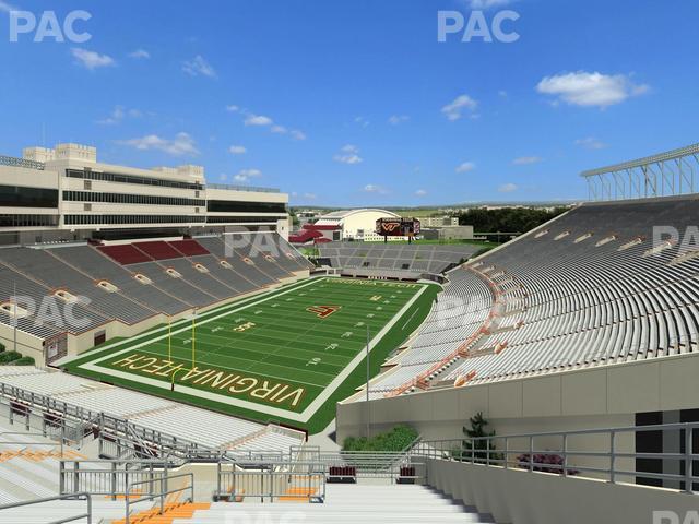 Seating view for Lane Stadium Section 501