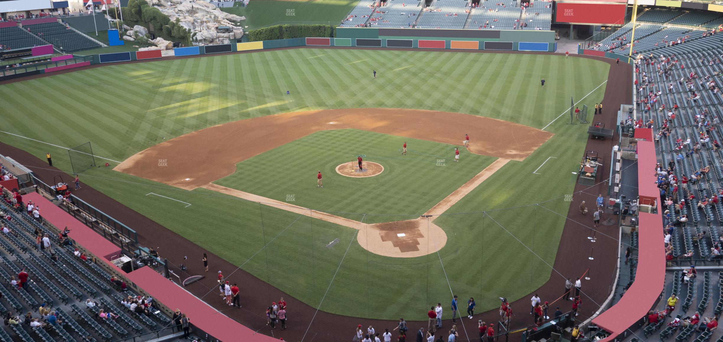 Seating view for Angel Stadium of Anaheim Section 417