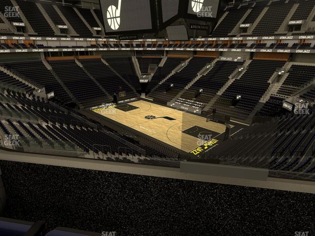 Seating view for Delta Center Section Suite 47