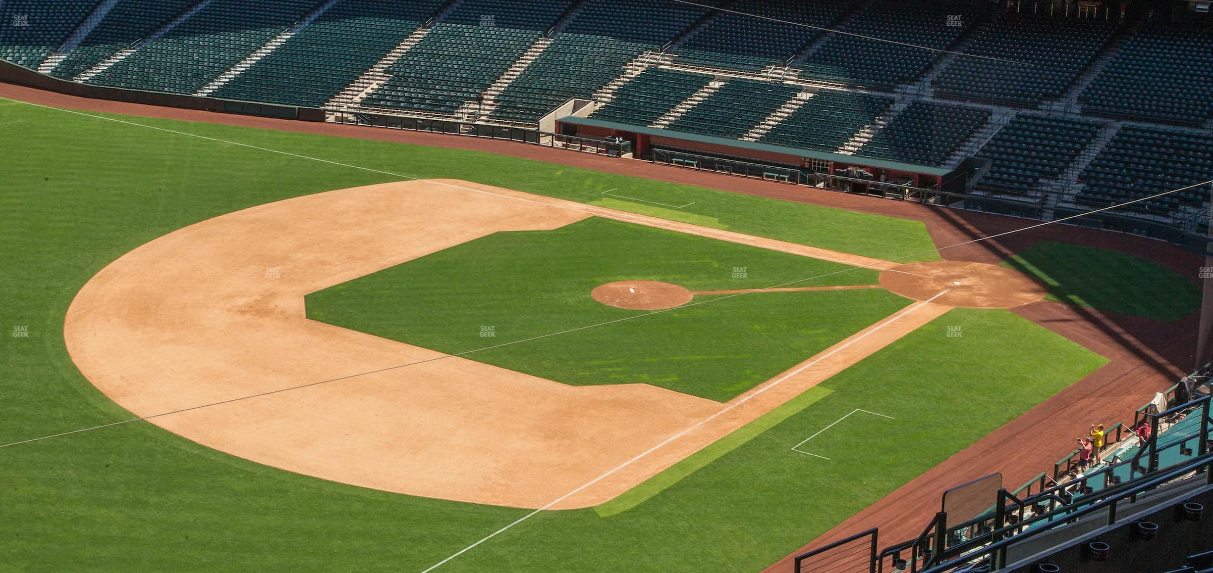 Seating view for Chase Field Section 329