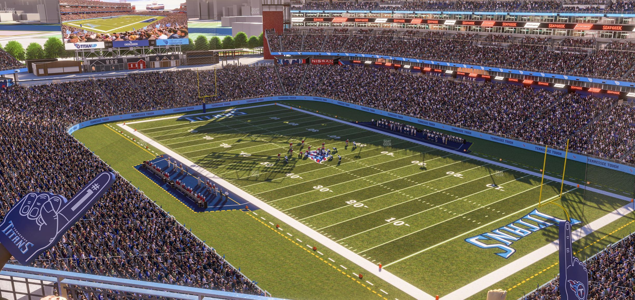 Seating view for Nissan Stadium Section Loge 304