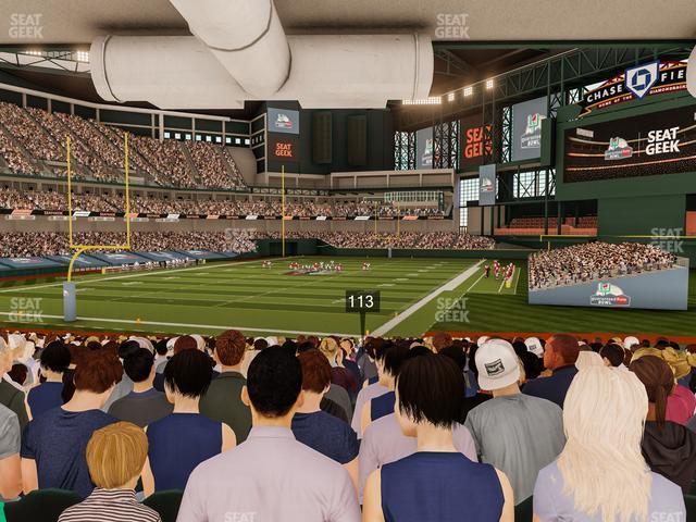 Seating view for Chase Field Section 113 W