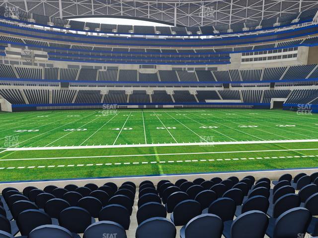 Seating view for SoFi Stadium Section Vip 131