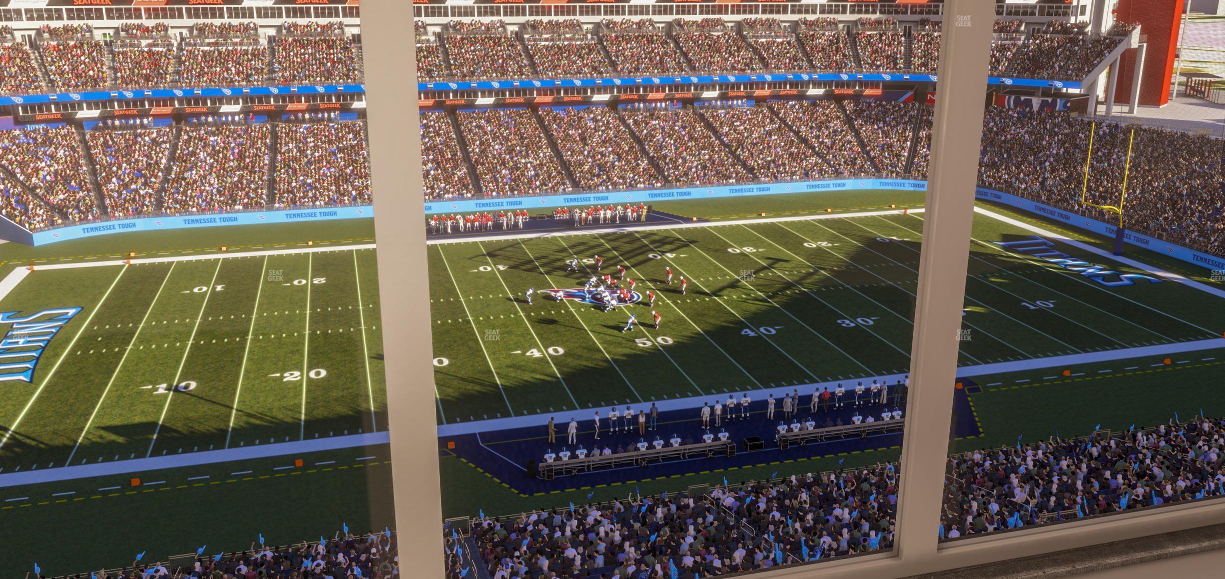 Seating view for Nissan Stadium Section Suite 676 W