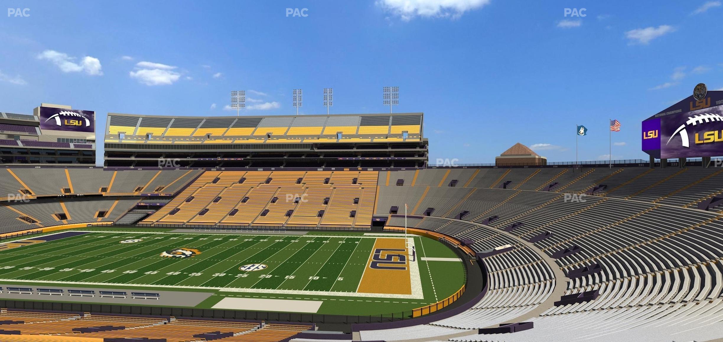 Seating view for Tiger Stadium Section 243