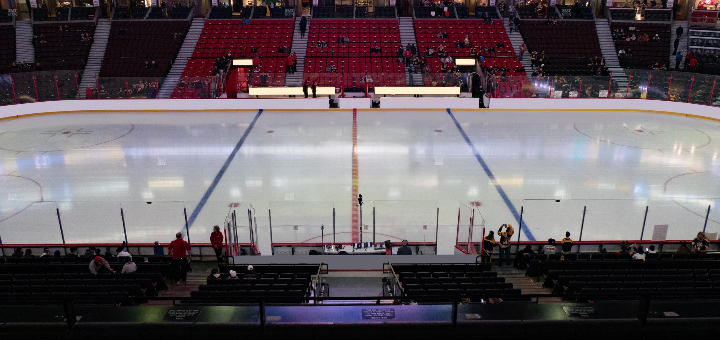 Seating view for Canadian Tire Centre Section 222