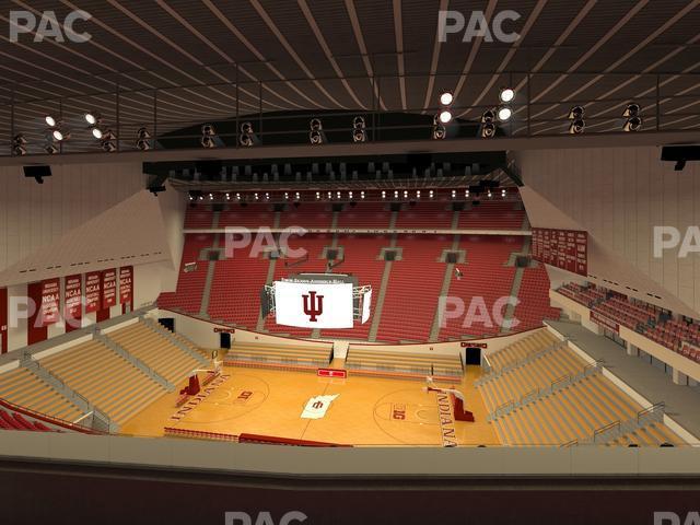 Seating view for Simon Skjodt Assembly Hall Section Cc