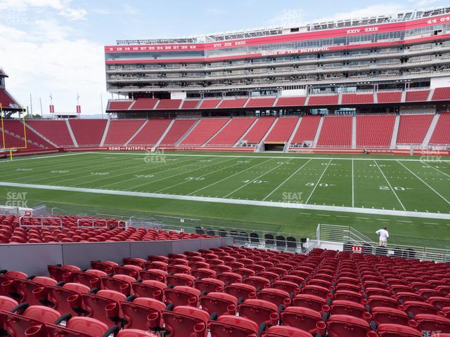 Seating view for Levi's Stadium Section 112