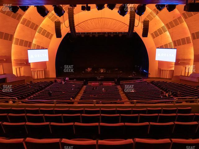 Seating view for Radio City Music Hall Section First Mezzanine 4