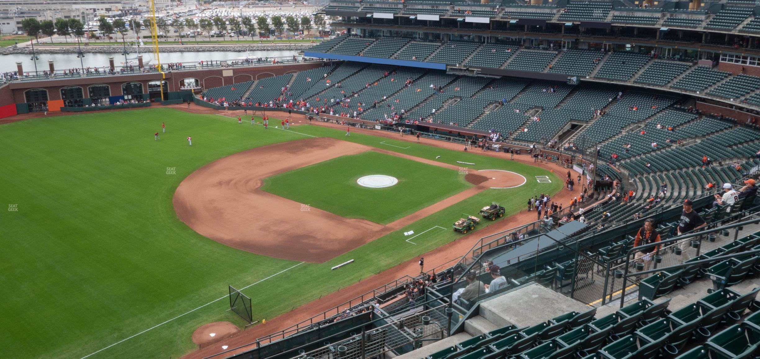 Seating view for Oracle Park Section View Reserved 328